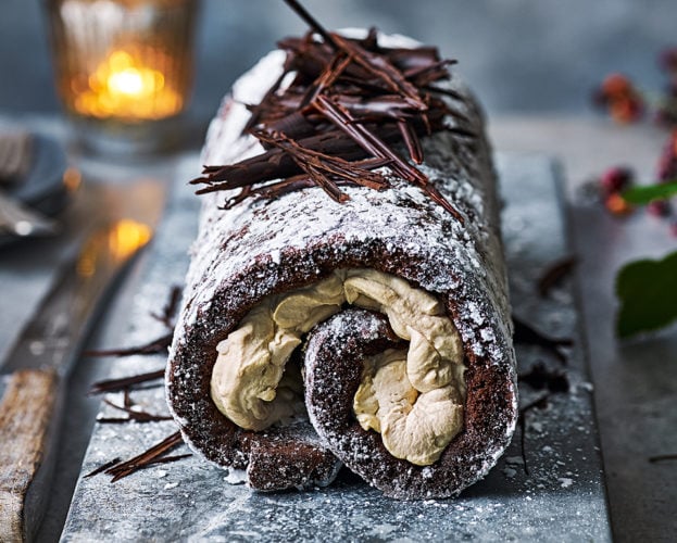 Chocolate roulade