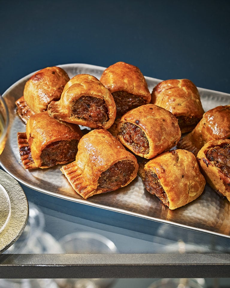 Oregano, rosemary and ’nduja sausage rolls