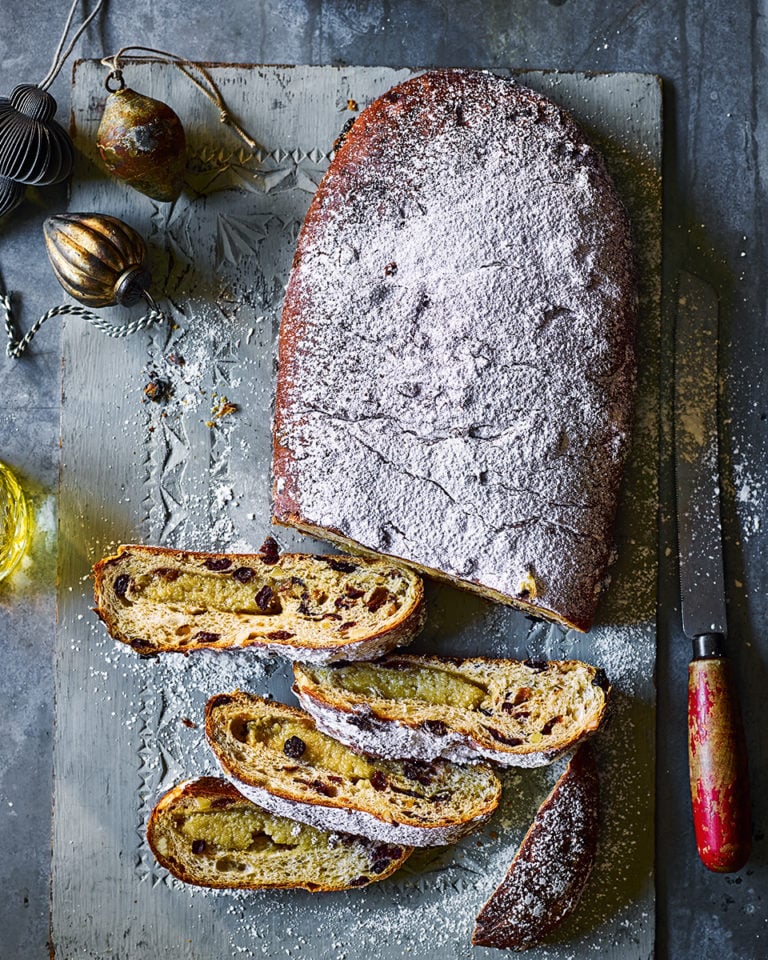 Whisky mac marzipan stollen