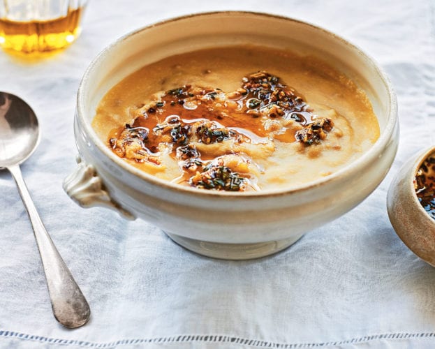 Zuppa di ceci e farro (chickpea and farro soup)