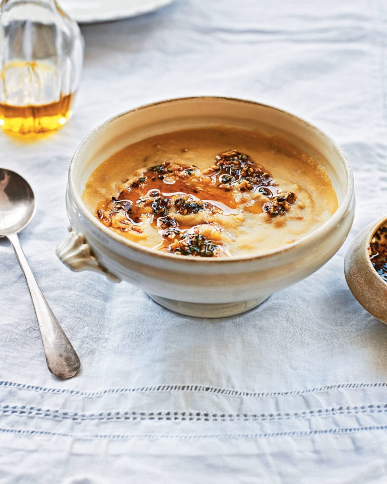 Zuppa di ceci e farro (chickpea and farro soup)