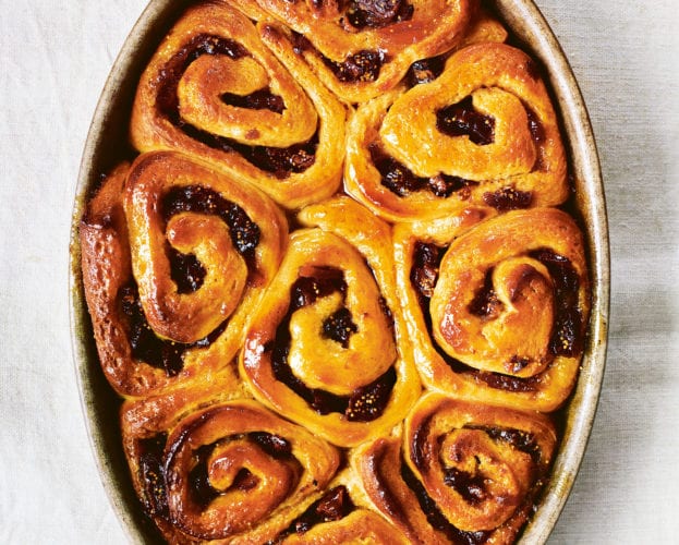 Fig and seville marmalade breakfast buns