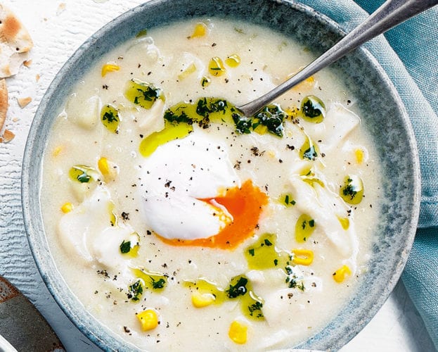 Smoked haddock chowder