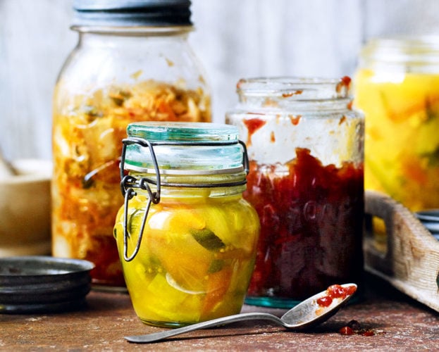 Jams and pickles to reduce waste