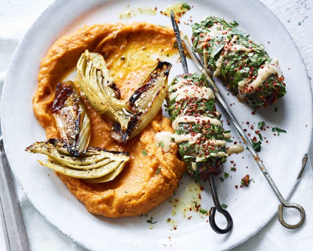Vegan kebabs