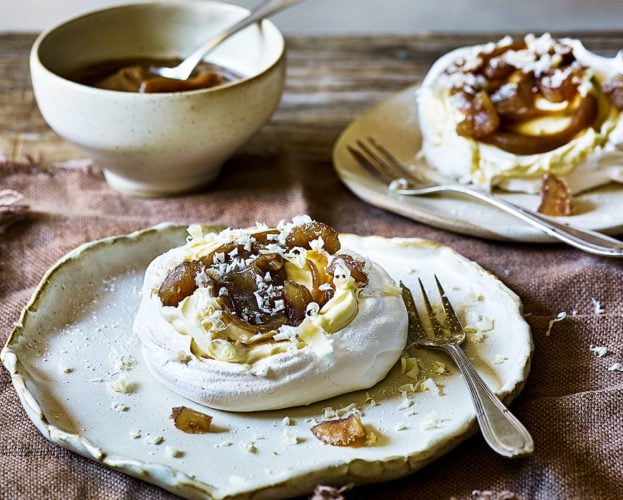 Mont Blanc chestnut meringues