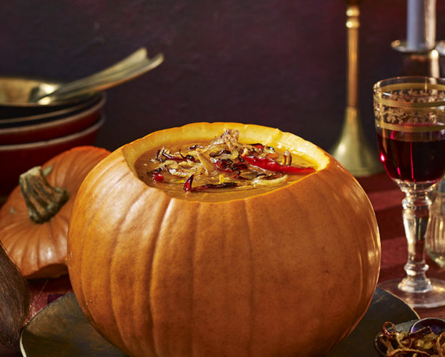 Spiced pumpkin soup
