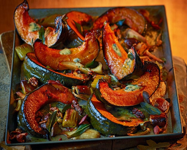 Stilton traybake