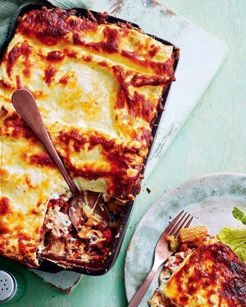 Roasted Mediterranean vegetable lasagne | delicious. magazine