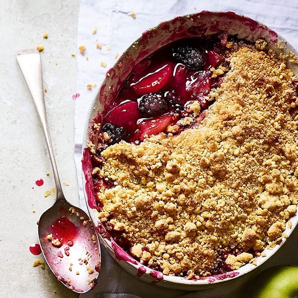 Blackberry crumble recipe