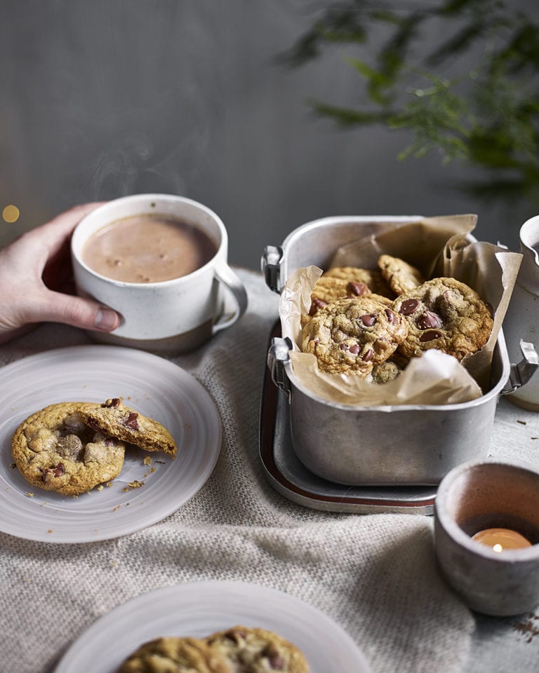 Milk chocolate chip cookies