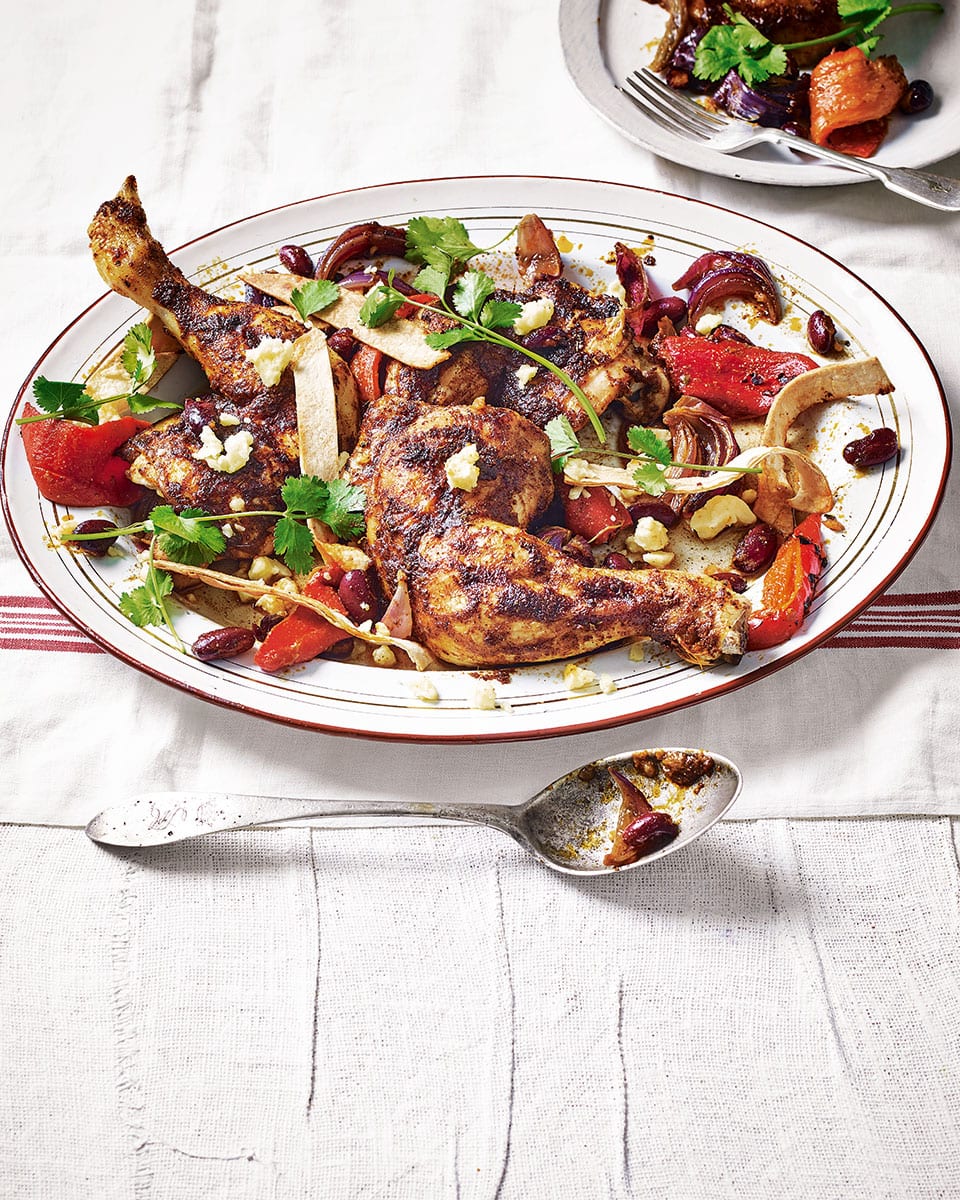 Easy Mexican chicken traybake recipe | delicious. magazine