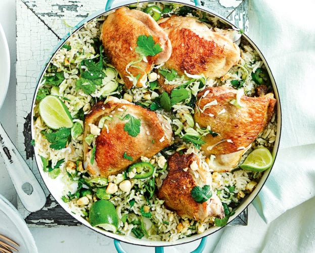 Coconut chicken rice