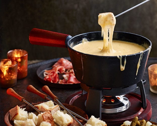 ultimate swiss cheese fondue