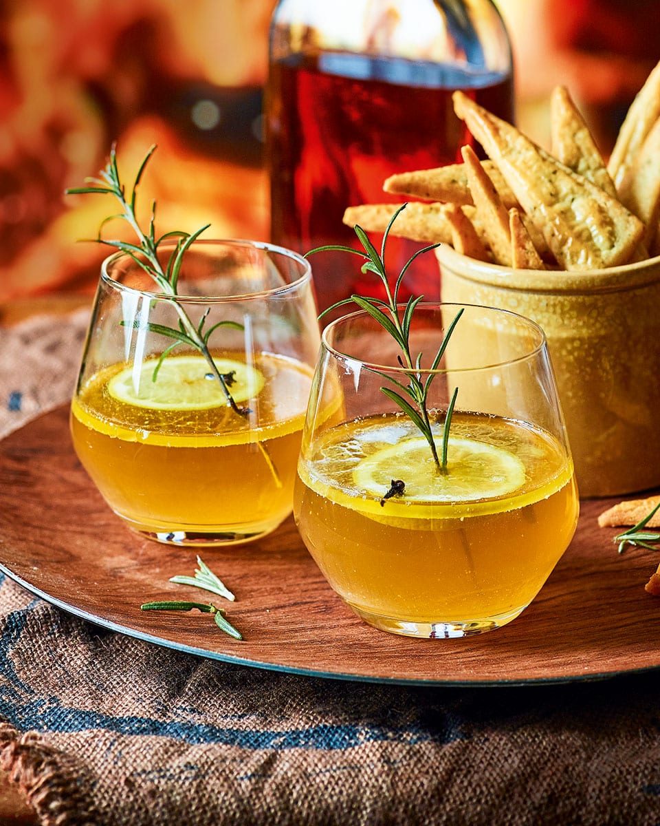 Hot buttered rum and ginger toddy recipe delicious. magazine