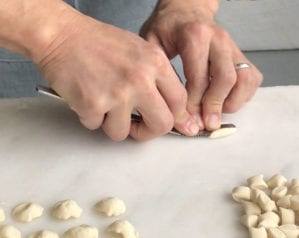 How to shape orecchiette pasta – video