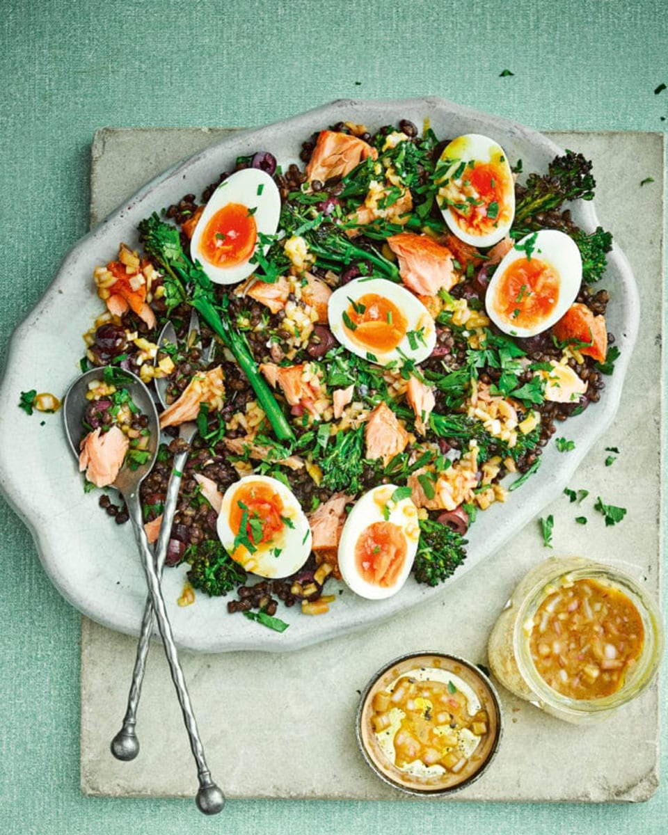 Chicken liver salad with shallot dressing recipe delicious. magazine