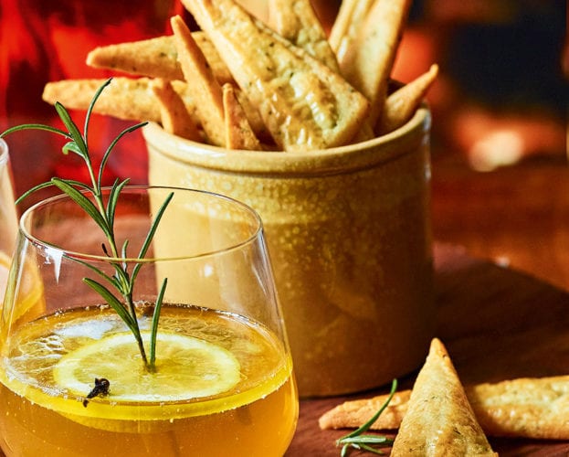 Parmesan and rosemary biscuits