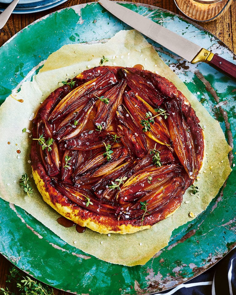 Shallot tarte tatin recipe