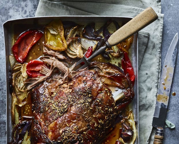Slow roast lamb shoulder