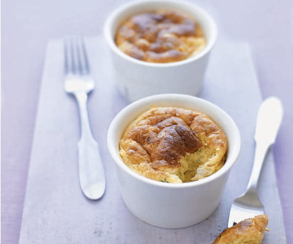 Mackerel and horseradish souffle