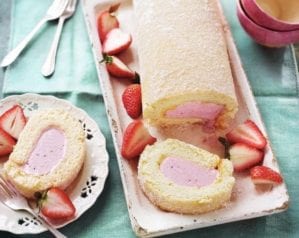 Arctic roll - retro pudding