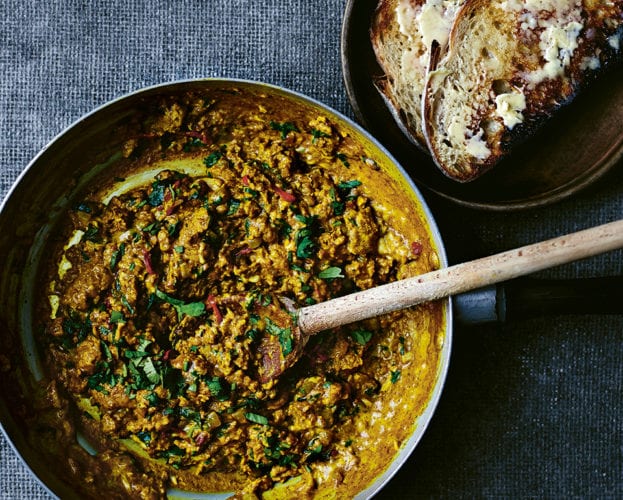 Masala ‘recovery’ scrambled eggs