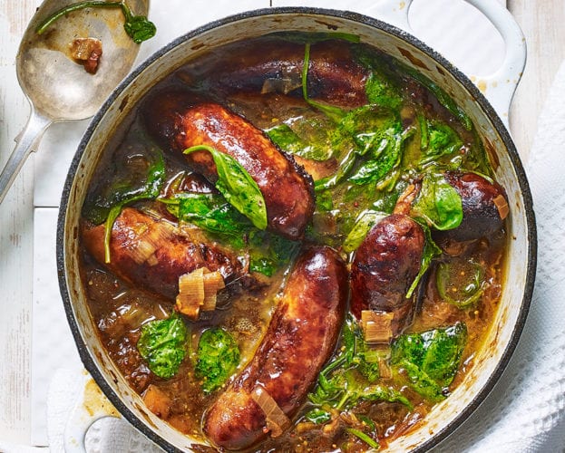 sausage and cider casserole