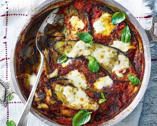Aubergine al forgo with 'nduja