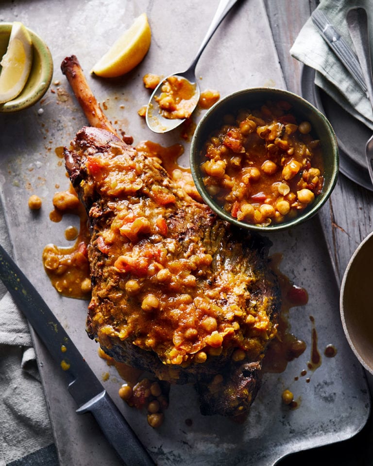 Lamb and chickpea sikandari