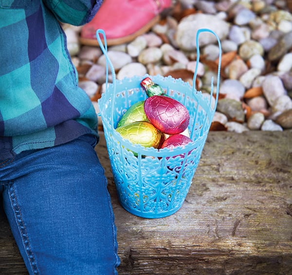 Easter egg basket