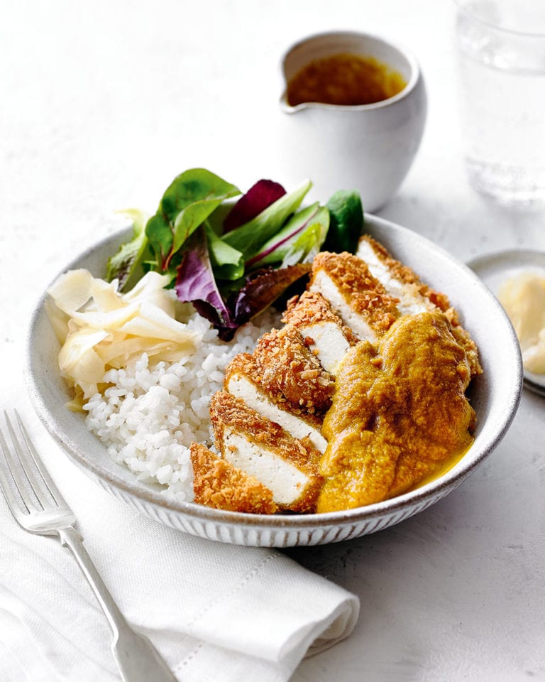 Vegan katsu curry