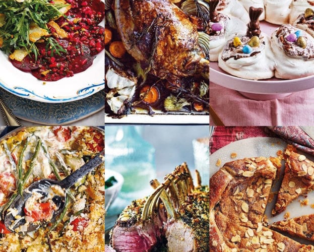three-course menus for April