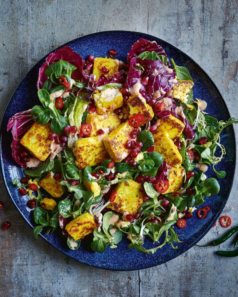 Cumin paneer salad