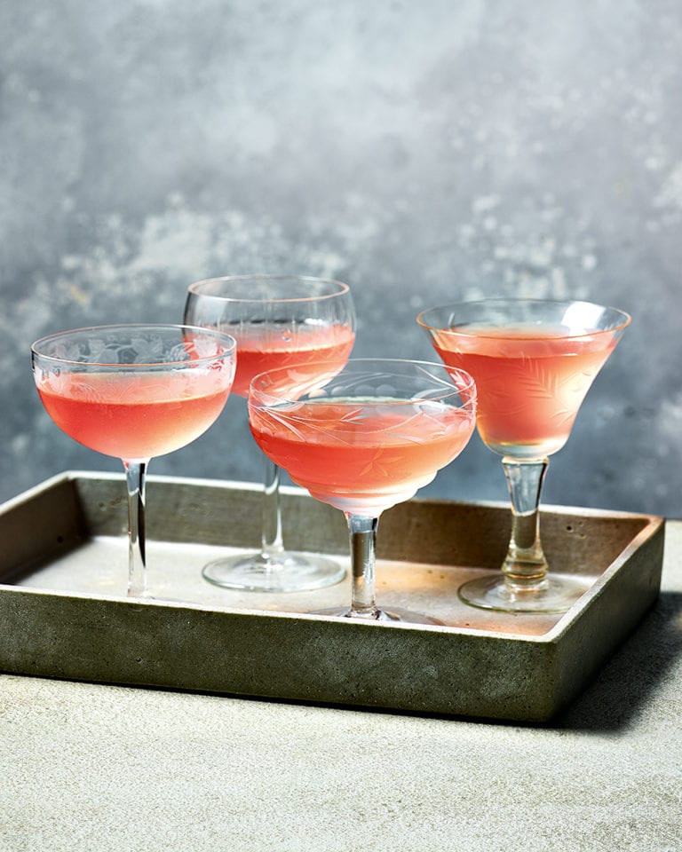 Super-easy rhubarb vodka