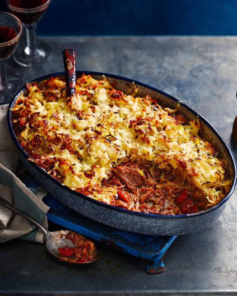 Slow Cooked Lamb Shank Shepherd S Pie Delicious Magazine