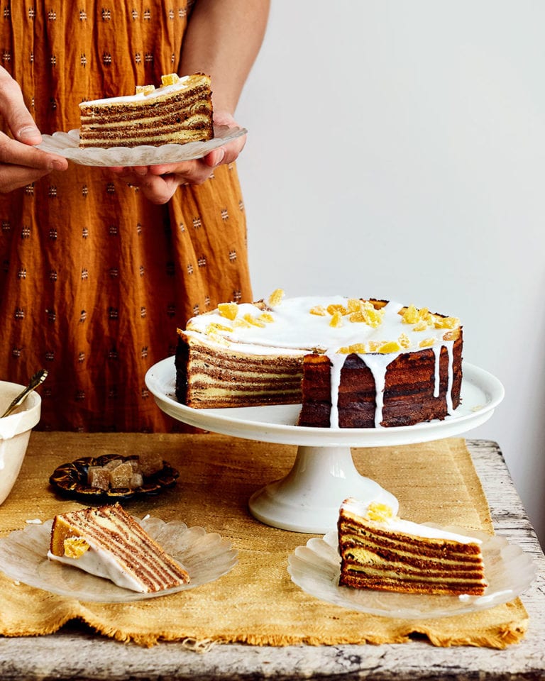 Thousand-layer cake (lapis legit)