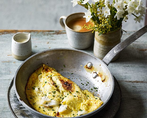 Quick omelette Arnold Bennett