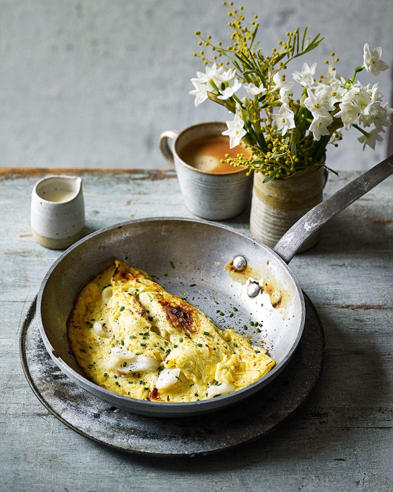 Quick omelette Arnold Bennett