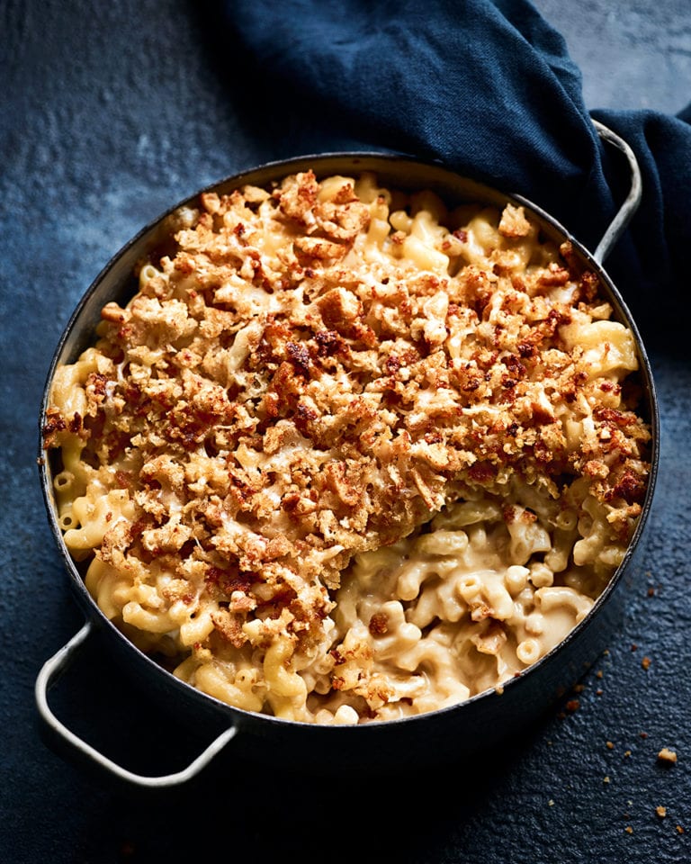 Marmite macaroni cheese