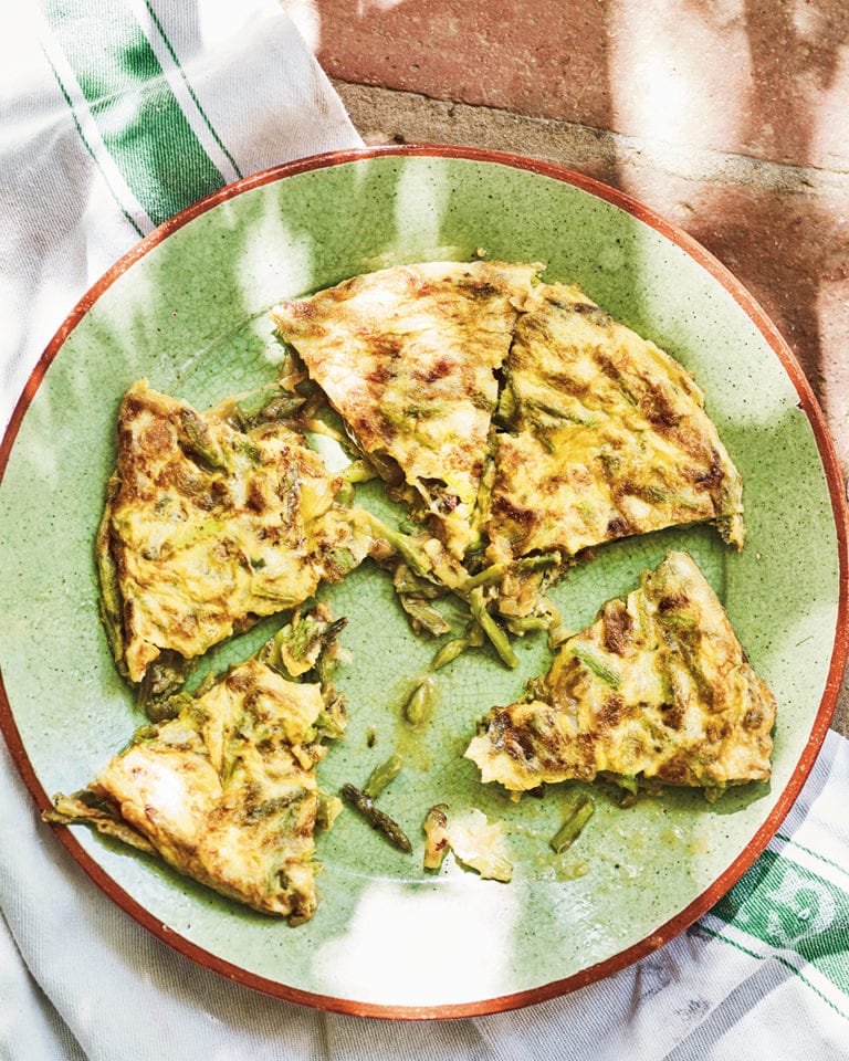 José Pizarro’s asparagus tortilla