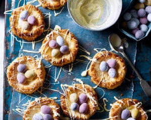 Coconut macaroon nests by Martha Collison