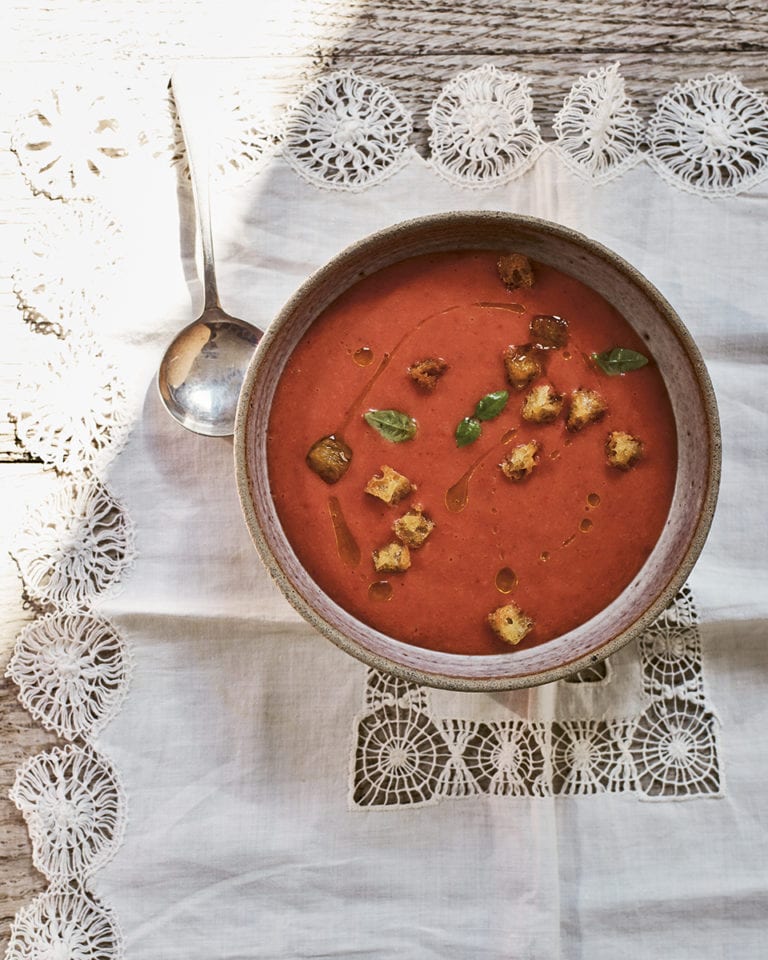 José Pizarro’s strawberry gazpacho