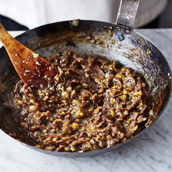 glossy venison stew