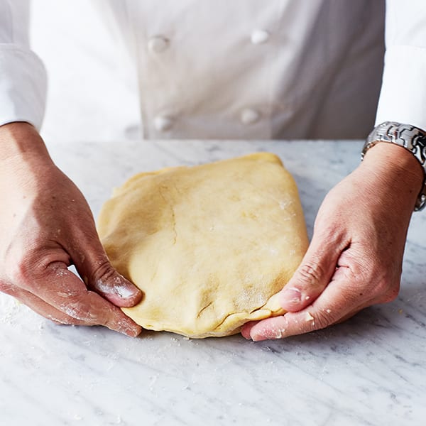 press down dough