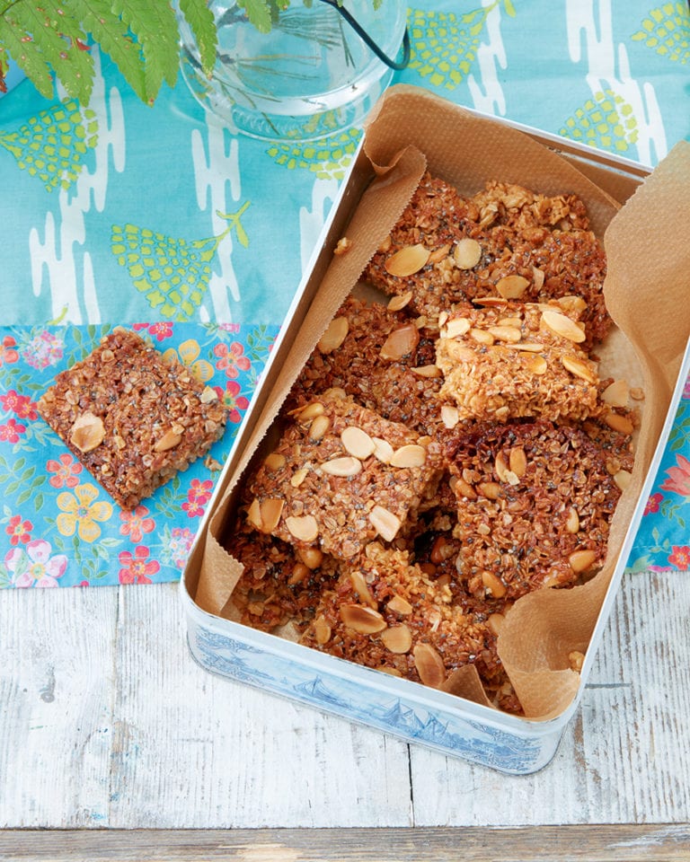 Satisfyingly chewy flapjacks