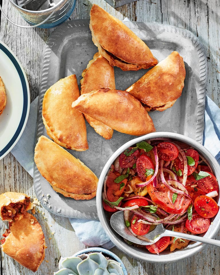 Beef and pepper empanadas