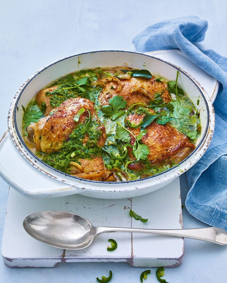 Zesty lime, coriander and coconut chicken curry