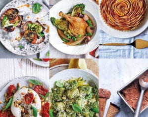 4 three-course menus for July
