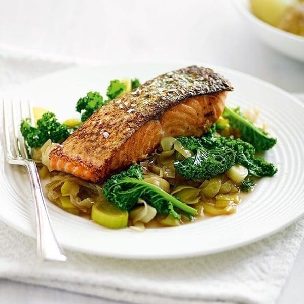 quick pan fried salmon